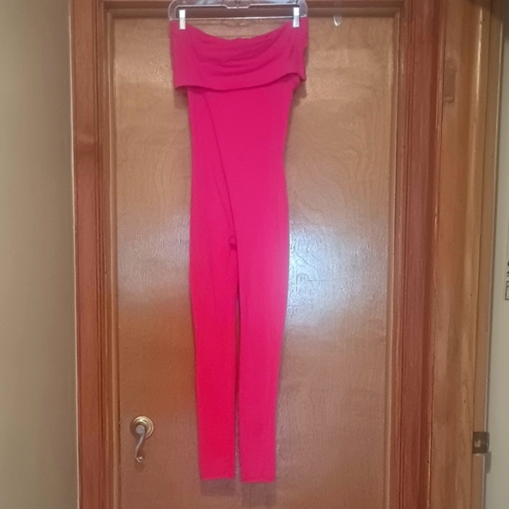 Hot pink Jumpsuit.  Size Small